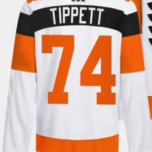 NWT Philadelphia Flyers 2024 NHL Stadium Series White Jersey-#74 Tippett-Mens L